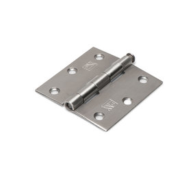 Dulimex Dulimex - Scharnier met losse RVS pen - 76x76 mm - RVS Geborsteld Dulimex Dulimex - Scharnier met losse RVS pen - 76x76 mm - RVS Geborsteld
