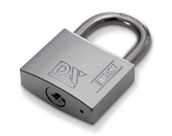 Dulimex DX Hangslot Marine RVS beugel 40 mm verschillend sluitend