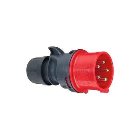 ABL ABL CEE-stekker IP44 16A 5-polig 400V 6h rood ABL ABL CEE-stekker IP44 16A 5-polig 400V 6h rood