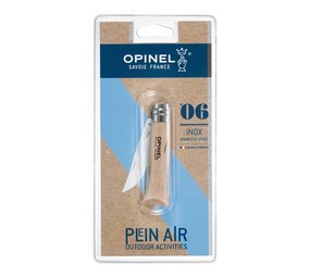 Opinel Opinel Classic Zakmes N°06 Inox - rvs/hout - Virobloc Opinel Opinel Classic Zakmes N°06 Inox - rvs/hout - Virobloc