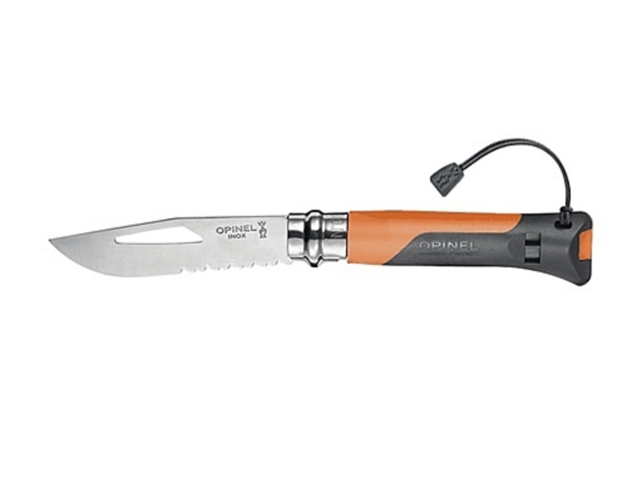 Opinel Opinel Zakmes N°08 Outdoor - rvs - Virobloc - fluit Opinel Opinel Zakmes N°08 Outdoor - rvs - Virobloc - fluit