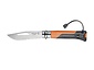 Opinel Zakmes N°08 Outdoor - rvs - Virobloc - fluit Opinel Zakmes N°08 Outdoor - rvs - Virobloc - fluit