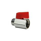 Baggerman Mini-kogelkraan – type 126 Met binnen- / buitendraad Baggerman Mini-kogelkraan – type 126 Met binnen- / buitendraad