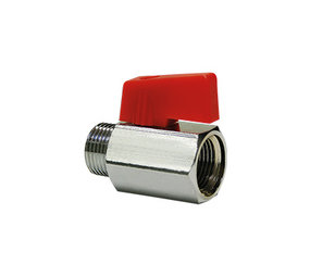 Baggerman Mini-kogelkraan – type 126  Met binnen- / buitendraad Baggerman Mini-kogelkraan – type 126  Met binnen- / buitendraad