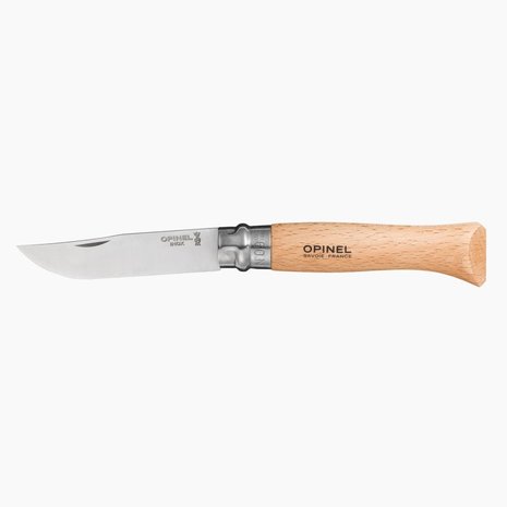 Opinel Opinel Zakmes N°09 Inox, Opinel Classic, rvs/hout, virobloc, blister Opinel Opinel Zakmes N°09 Inox, Opinel Classic, rvs/hout, virobloc, blister