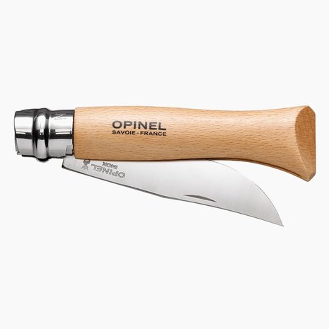 Opinel Opinel Zakmes N°09 Inox, Opinel Classic, rvs/hout, virobloc, blister Opinel Opinel Zakmes N°09 Inox, Opinel Classic, rvs/hout, virobloc, blister
