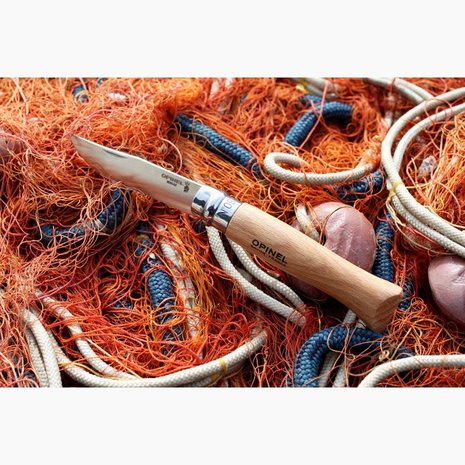 Opinel Opinel Zakmes N°09 Inox, Opinel Classic, rvs/hout, virobloc, blister Opinel Opinel Zakmes N°09 Inox, Opinel Classic, rvs/hout, virobloc, blister