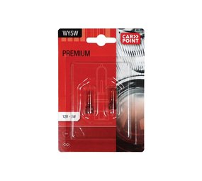 Carpoint Carpoint Premium Autolampen 12V WY5W 2 Stuks Carpoint Carpoint Premium Autolampen 12V WY5W 2 Stuks