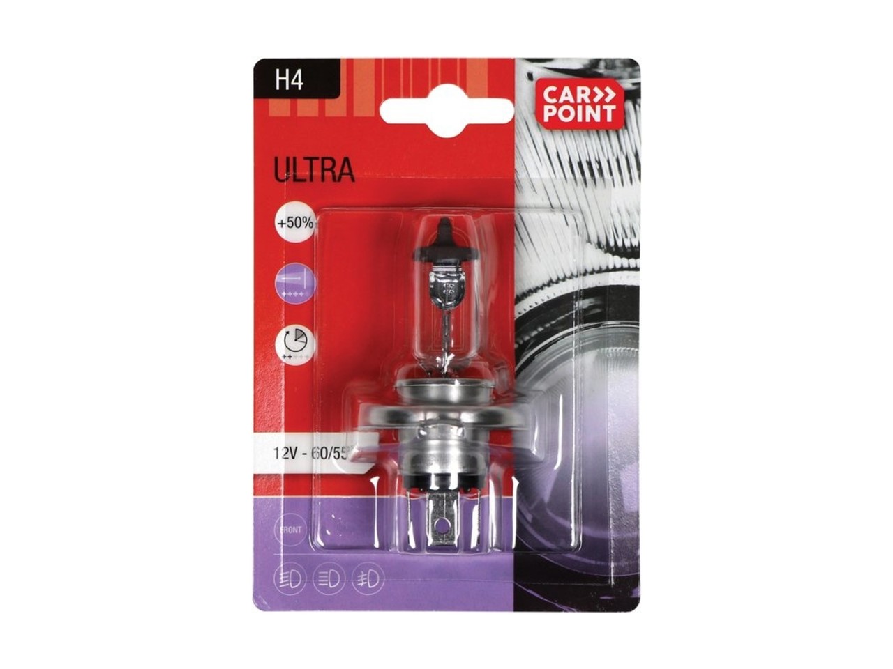Carpoint Carpoint Ultrabright Autolamp H4 12V 60/55W