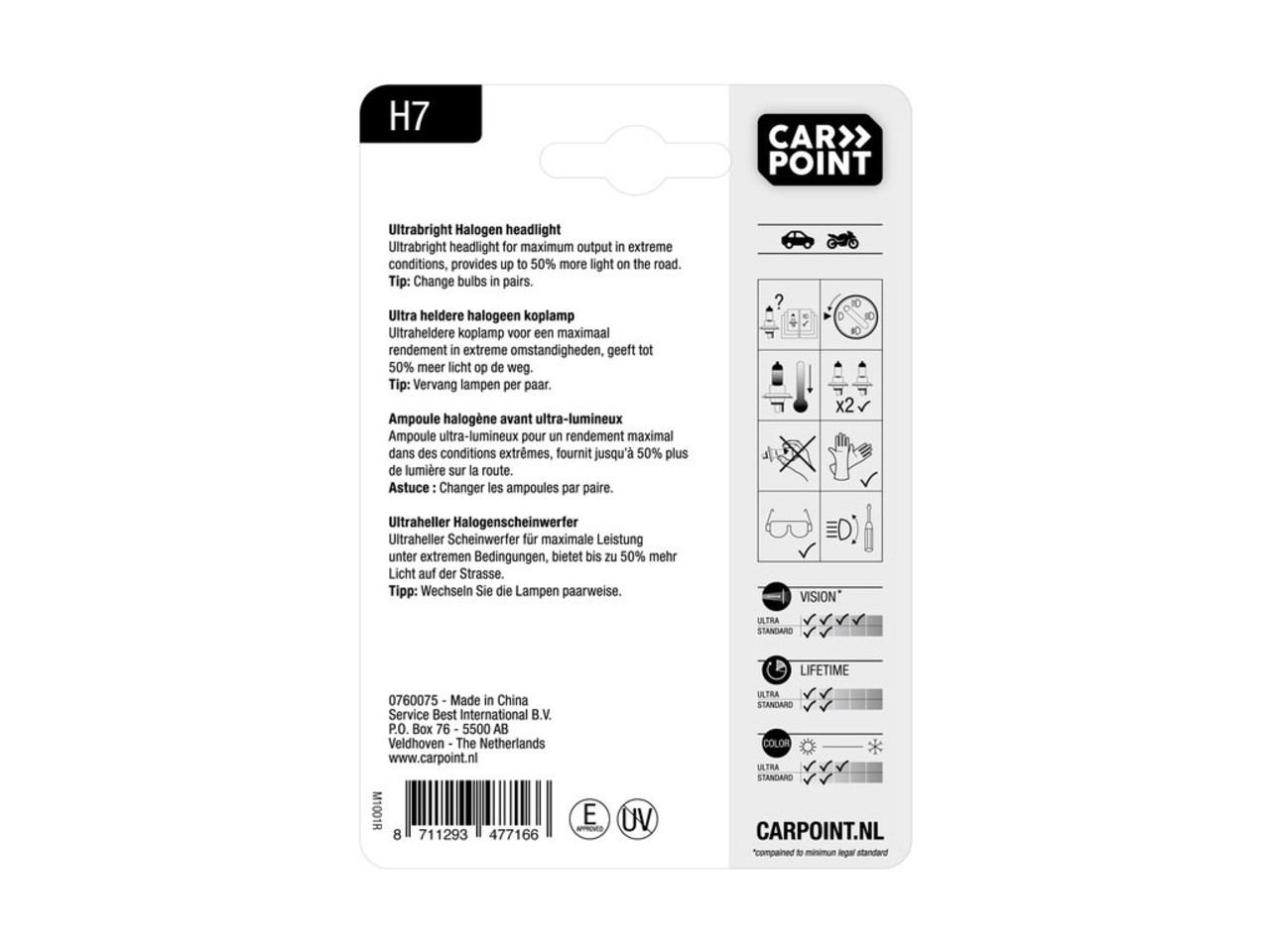 Carpoint Carpoint Ultrabright Autolamp H7 12V 55W Carpoint Carpoint Ultrabright Autolamp H7 12V 55W