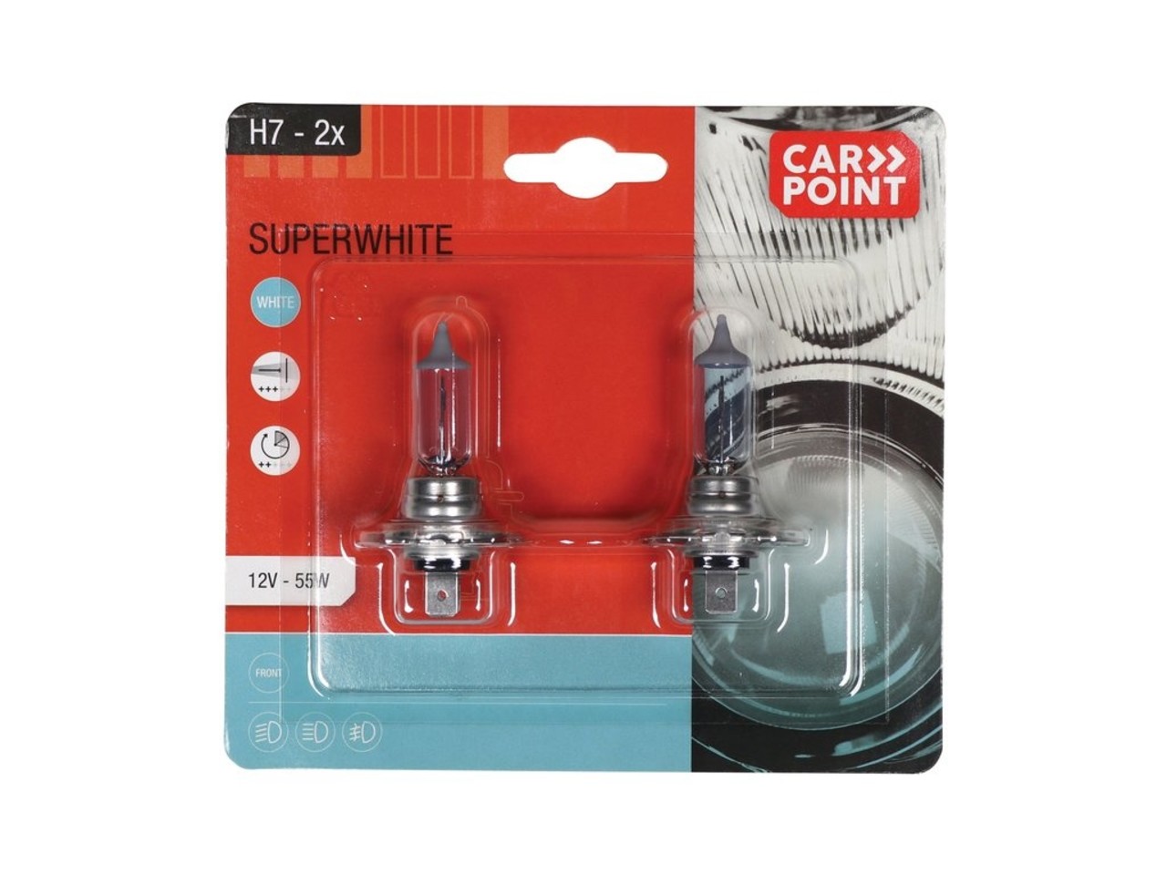 Carpoint Carpoint Superwhite Autolamp H7 12V 55W 2 Stuks Carpoint Carpoint Superwhite Autolamp H7 12V 55W 2 Stuks