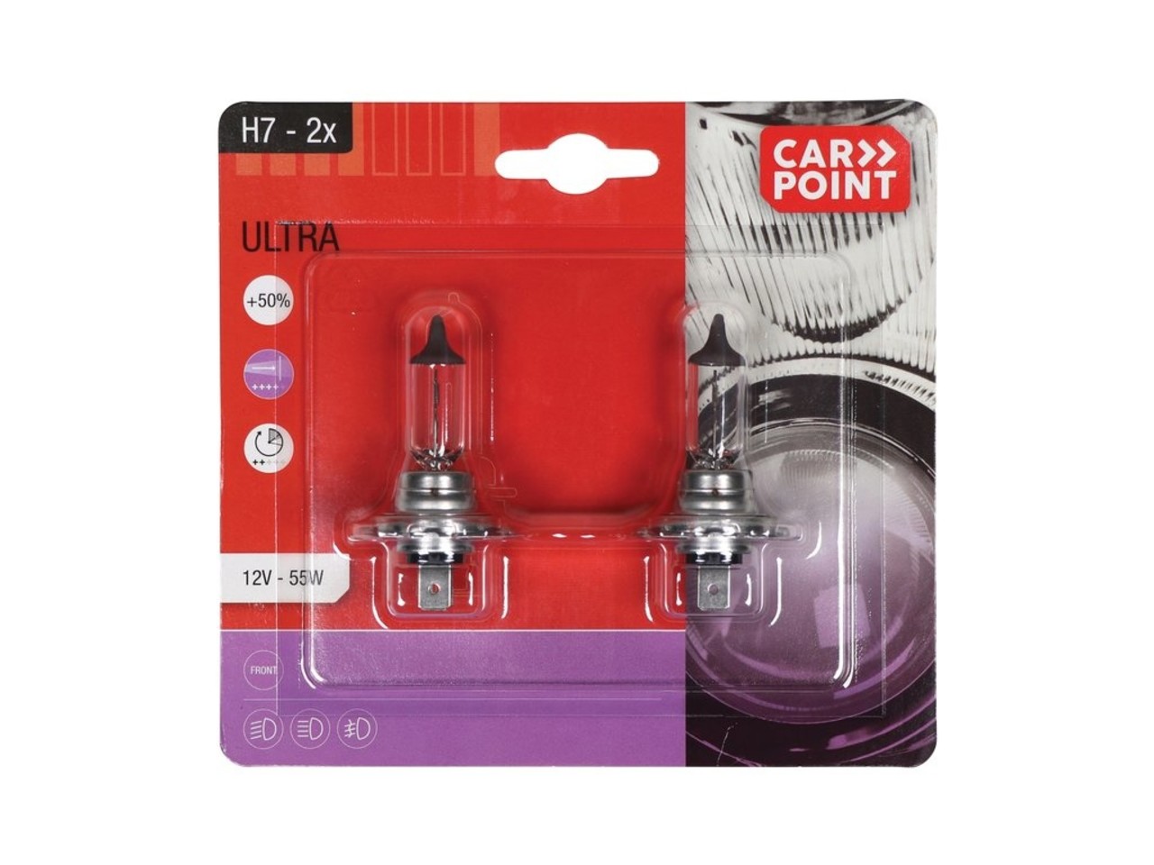 Carpoint Carpoint Ultrabright Autolamp H7 12V 55W 2 Stuks Carpoint Carpoint Ultrabright Autolamp H7 12V 55W 2 Stuks