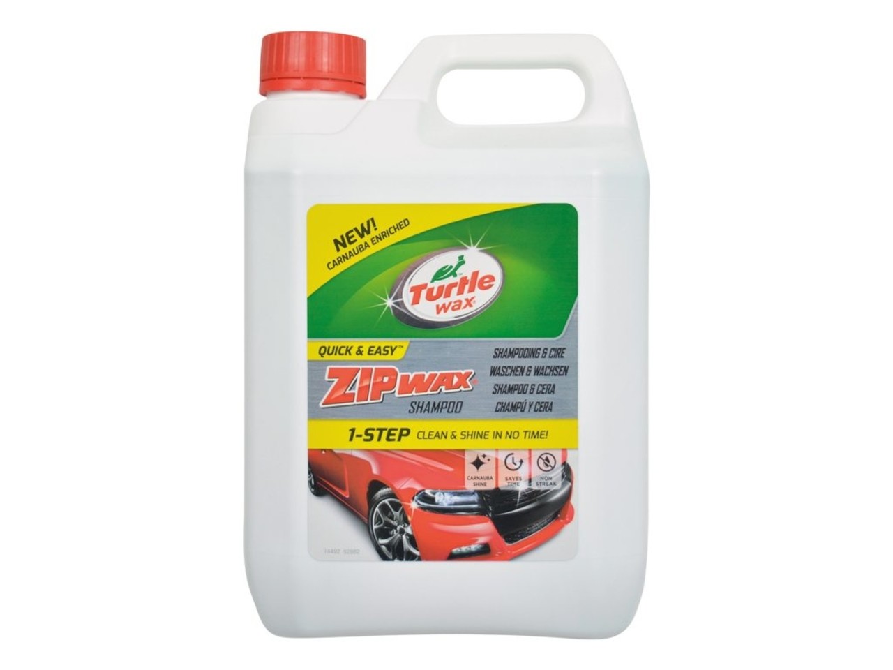Turtle wax Turtle Wax 52882 Zip Wax Shampoo 2.5 Liter Turtle wax Turtle Wax 52882 Zip Wax Shampoo 2.5 Liter