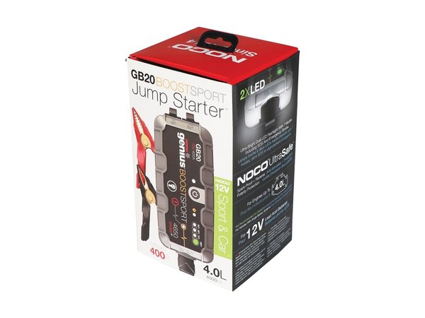 Noco Genius Noco Lithium Jump Starter Boost Sport GB20 400A