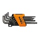 Beta Beta 97BTX/SC8 - 8-delig set haakse stiftsleutels met Torx® profiel en kogelkop Beta Beta 97BTX/SC8 - 8-delig set haakse stiftsleutels met Torx® profiel en kogelkop