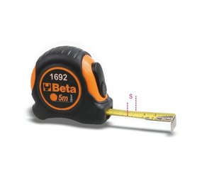 Beta Beta 1692 - Rolbandmaten - schokbestendig ABS huis uit bi-materiaal - stalen meetlint - precisie klasse II Beta Beta 1692 - Rolbandmaten - schokbestendig ABS huis uit bi-materiaal - stalen meetlint - precisie klasse II