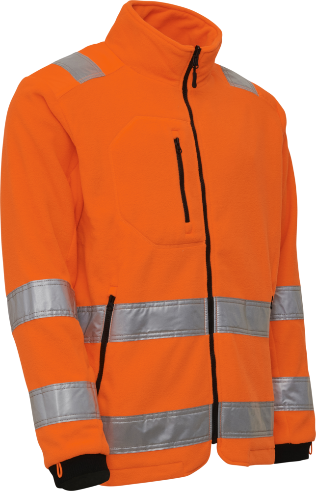 Elka Elka - Visible Xtreme - Zip-in Fleece Jack met reflectie - 150014R Elka Elka - Visible Xtreme - Zip-in Fleece Jack met reflectie - 150014R