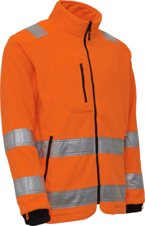 Elka Elka - Visible Xtreme - Zip-in Fleece Jack met reflectie - 150014R Elka Elka - Visible Xtreme - Zip-in Fleece Jack met reflectie - 150014R