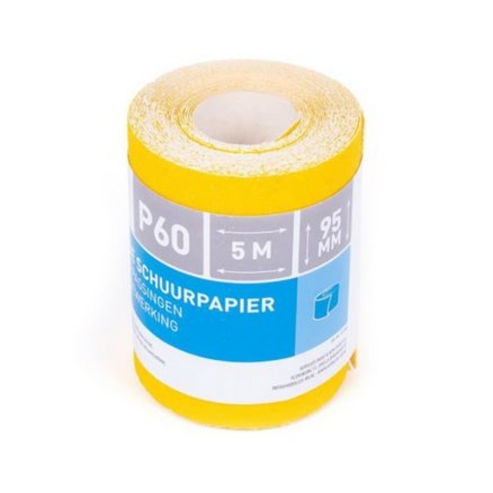 Veba Veba Schuurpapier Op Rol 95mmx 4.5m - verschillende groftes Veba Veba Schuurpapier Op Rol 95mmx 4.5m - verschillende groftes