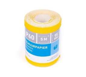 Veba Veba Schuurpapier Op Rol 95mm x 4.5m - verschillende groftes Veba Veba Schuurpapier Op Rol 95mm x 4.5m - verschillende groftes