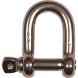 Sluiting D 20mm RVS Sluiting D 20mm RVS