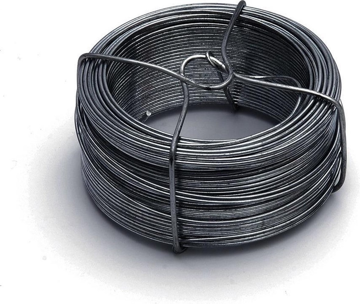 Draad 0.7mm 100 Nr 2 Verzinkt Draad 0.7mm 100 Nr 2 Verzinkt