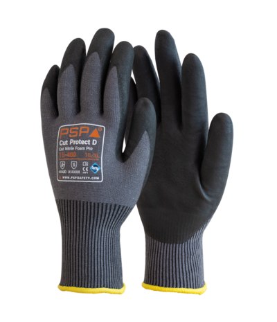 PSP PSP 15-400 Cut Protect D Cut Nitrile Foam Pro Werkhandschoen PSP PSP 15-400 Cut Protect D Cut Nitrile Foam Pro Werkhandschoen