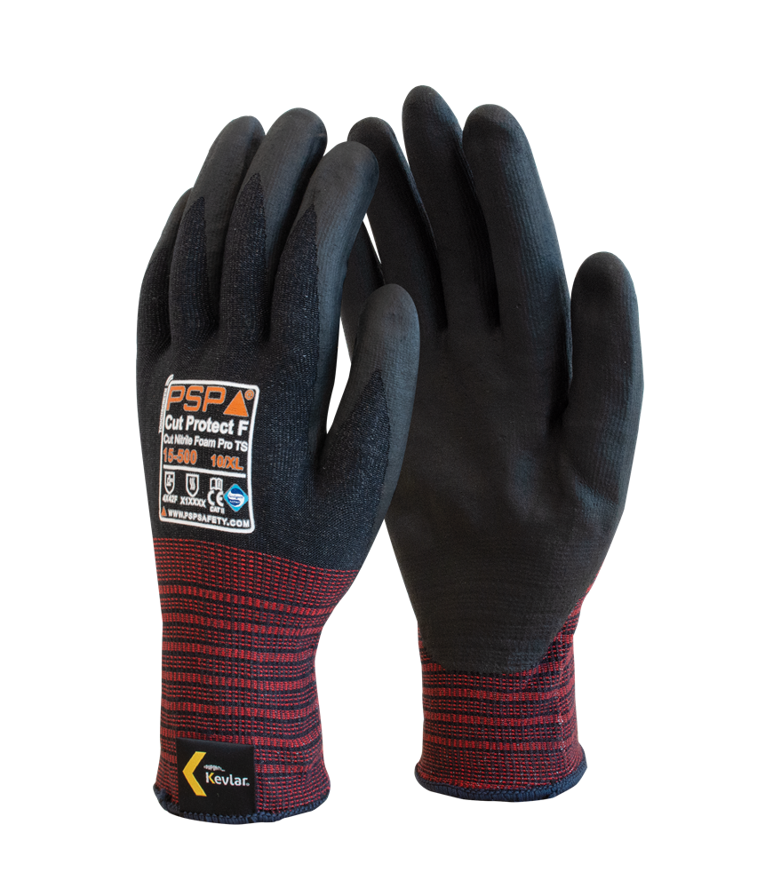 PSP PSP 15-500 Cut Protect F Cut Nitrile Foam Pro TS Werkhandschoen PSP PSP 15-500 Cut Protect F Cut Nitrile Foam Pro TS Werkhandschoen