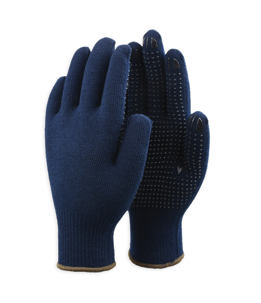 PSP PSP 20-079 Insulator blue met PVC noppen Werkhandschoen PSP PSP 20-079 Insulator blue met PVC noppen Werkhandschoen