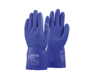 PSP PSP 40-400 Chemical PVC Blue Werkhandschoen PSP PSP 40-400 Chemical PVC Blue Werkhandschoen