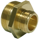 GEKA Geka Verloopnippel met zeskant en BSPP buitendraad