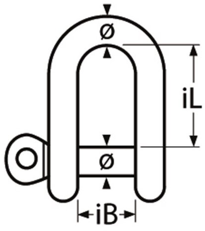 Seilflechter Seilflechter - D-sluiting - RVS A4 Seilflechter Seilflechter - D-sluiting - RVS A4