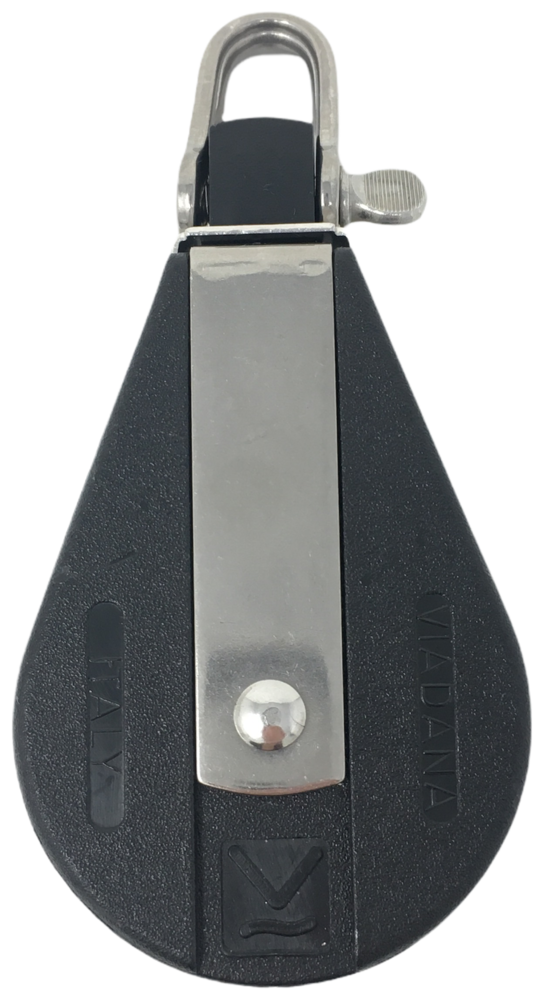 Seilflechter Seilflechter - Kunststof Éénschijfs Blok - D-sluiting - 12mm Seilflechter Seilflechter - Kunststof Éénschijfs Blok - D-sluiting - 12mm