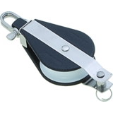 Seilflechter Seilflechter - Kunststof Éénschijfs Blok - D-sluiting - Hondsvot - 12mm