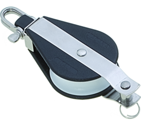 Seilflechter Seilflechter - Kunststof Éénschijfs Blok - D-sluiting - Hondsvot - 12mm