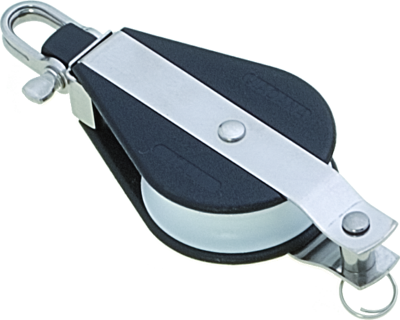 Seilflechter Seilflechter - Kunststof Éénschijfs Blok - D-sluiting - Hondsvot - 12mm Seilflechter Seilflechter - Kunststof Éénschijfs Blok - D-sluiting - Hondsvot - 12mm