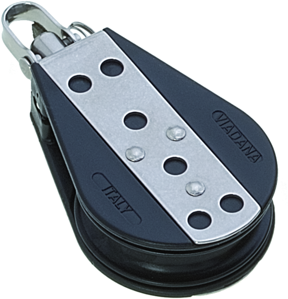 Seilflechter Seilflechter - Kunststof Éénschijfs Kogellagerblok - D-sluiting - 12mm Seilflechter Seilflechter - Kunststof Éénschijfs Kogellagerblok - D-sluiting - 12mm