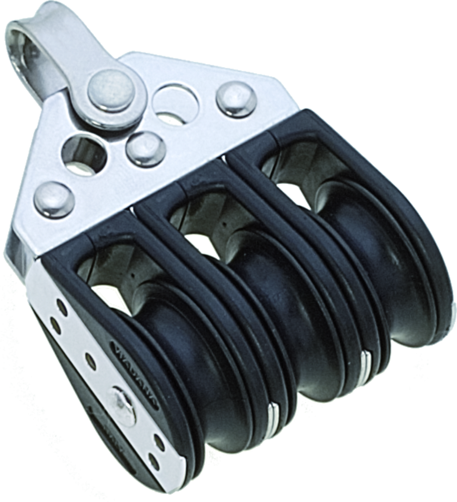 Seilflechter Seilflechter - Kunststof Drieschijfs Kogellagerblok - D-sluiting - 8mm Seilflechter Seilflechter - Kunststof Drieschijfs Kogellagerblok - D-sluiting - 8mm