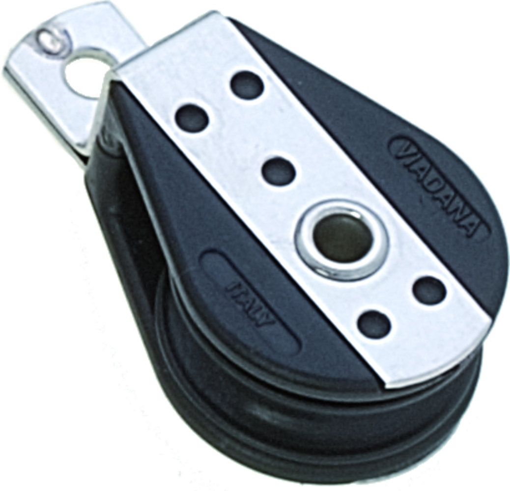 Seilflechter Seilflechter - Kunststof Éénschijfs Kogellagerblok - 6mm - Holle As Seilflechter Seilflechter - Kunststof Éénschijfs Kogellagerblok - 6mm - Holle As