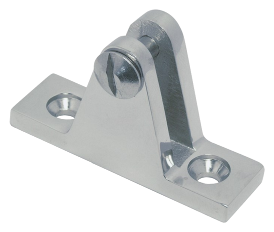 Seilflechter Seilflechter -  Buiskapbeslag Dekplaat 80° Met Schroef - RVS A4 Seilflechter Seilflechter -  Buiskapbeslag Dekplaat 80° Met Schroef - RVS A4