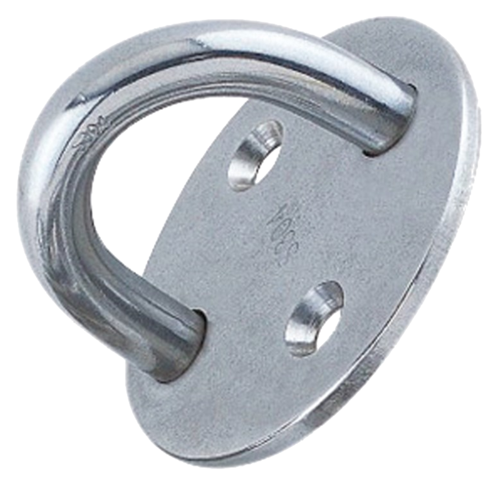 Seilflechter Seilflechter - Oogplaat 40mm Rond - RVS A2 Seilflechter Seilflechter - Oogplaat 40mm Rond - RVS A2