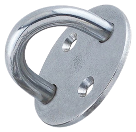 Seilflechter Seilflechter - Oogplaat 40mm Rond - RVS A2 Seilflechter Seilflechter - Oogplaat 40mm Rond - RVS A2