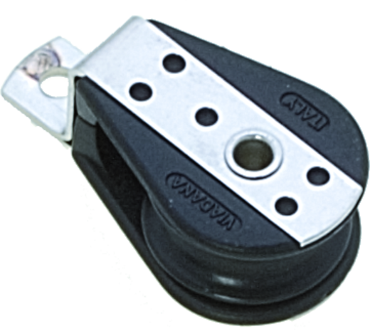 Seilflechter Seilflechter - Kunststof Éénschijfs Kogellagerblok - Holle As - 6mm Seilflechter Seilflechter - Kunststof Éénschijfs Kogellagerblok - Holle As - 6mm