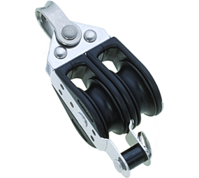 Seilflechter Seilflechter - Kunststof Tweeschijfs Kogellagerblok - Hondsvot - 8mm Seilflechter Seilflechter - Kunststof Tweeschijfs Kogellagerblok - Hondsvot - 8mm