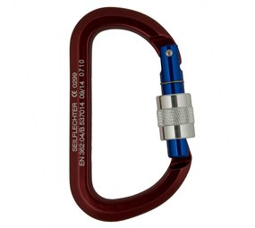 Seilflechter Seilflechter - Klimkarabijn met schroefborging - 110x65mm - Aluminium Seilflechter Seilflechter - Klimkarabijn met schroefborging - 110x65mm - Aluminium