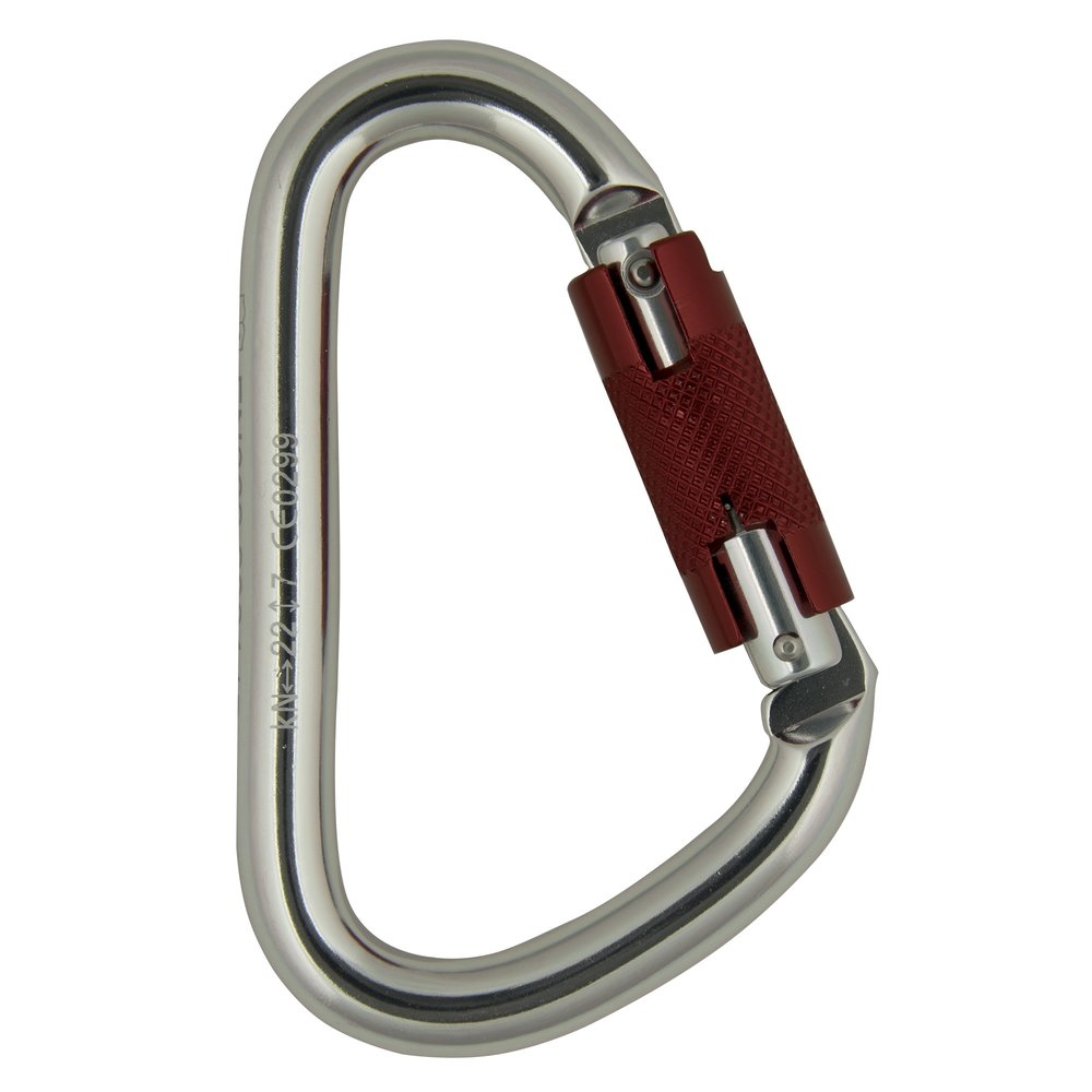 Seilflechter Seilflechter - Klimkarabijn met draai veerborging - 120x75mm - Aluminium Seilflechter Seilflechter - Klimkarabijn met draai veerborging - 120x75mm - Aluminium