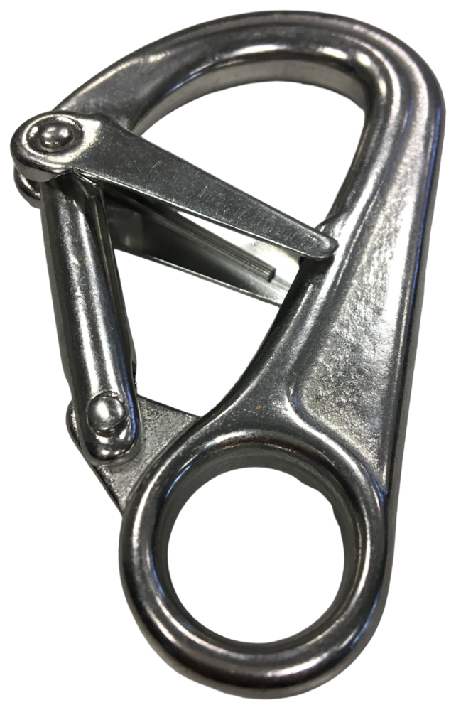 Seilflechter Seilflechter - Veiligheids Karabijnhaak - 110x10mm - RVS A4 Seilflechter Seilflechter - Veiligheids Karabijnhaak - 110x10mm - RVS A4