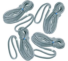 Seilflechter Seilflechter - Taifun® Polyester Landvast Set - Zwart-Wit Seilflechter Seilflechter - Taifun® Polyester Landvast Set - Zwart-Wit