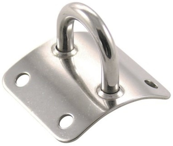 Seilflechter Seilflechter -  Mastplaat Gebogen Zwaar - RVS - 46,5x42mm Seilflechter Seilflechter -  Mastplaat Gebogen Zwaar - RVS - 46,5x42mm