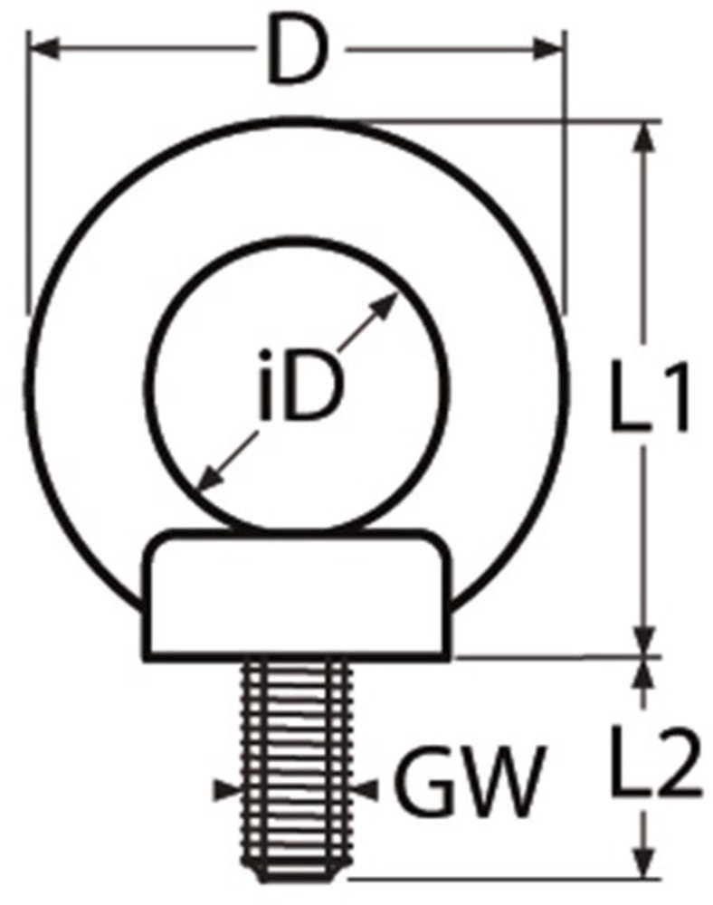 Seilflechter Seilflechter - Oogbout - RVS A4 Seilflechter Seilflechter - Oogbout - RVS A4